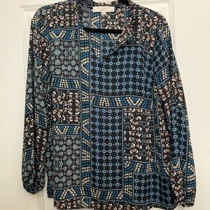NWOT Loft Boho Blouse